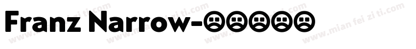 Franz Narrow字体转换